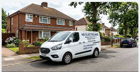 HD Electricians van ready for any job